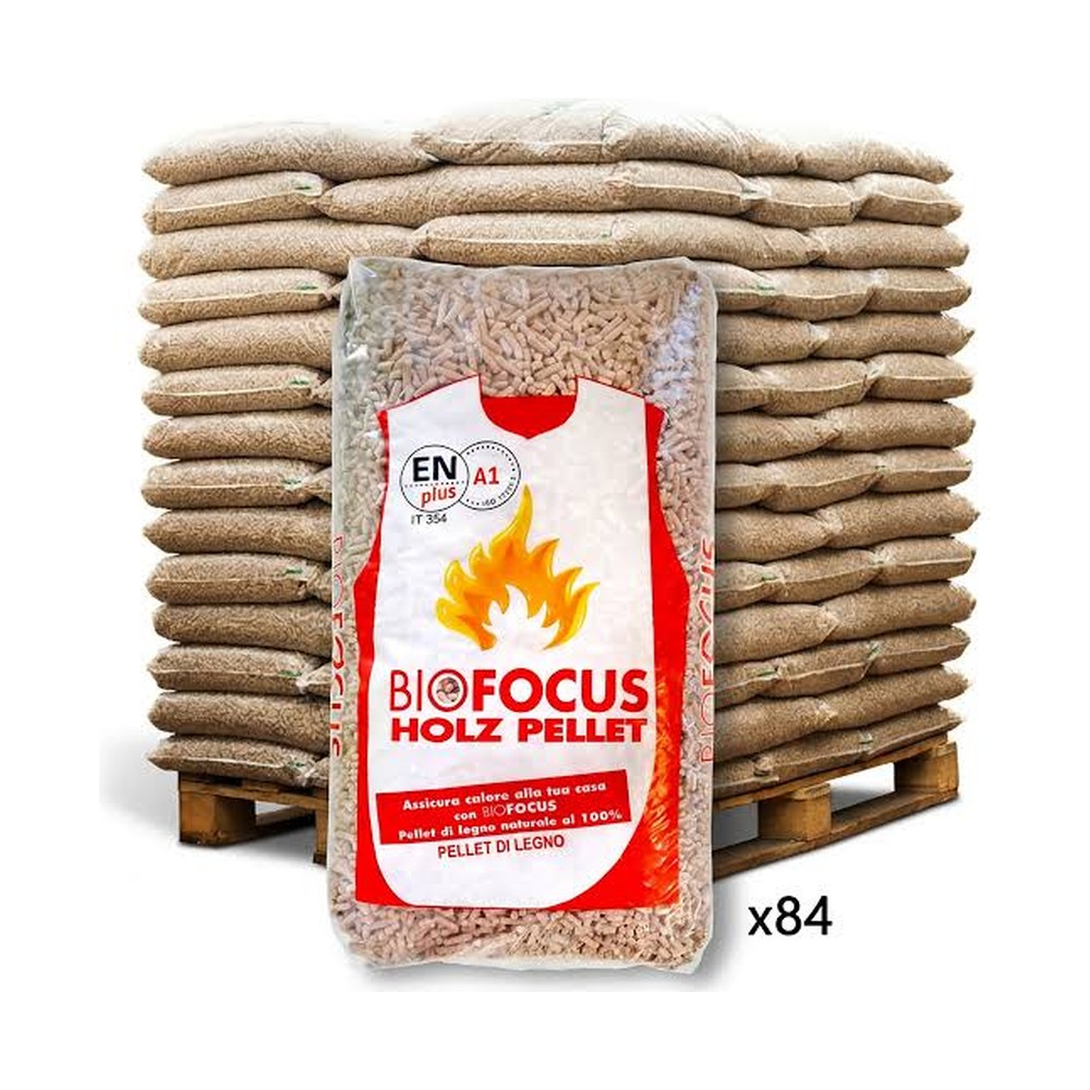Pellet Bio Focus – Abete e Pino ENplus A1
