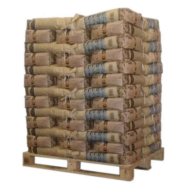 Pellet Badger – Bancale da 65 sacchi da 15 kg