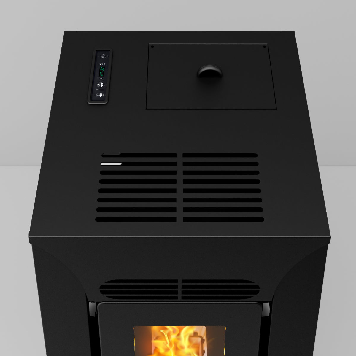 Anja 8,9 kW – Classe A+ | Stufa a Pellet Compatta e Canalizzabile | Colore Nero — foto 2