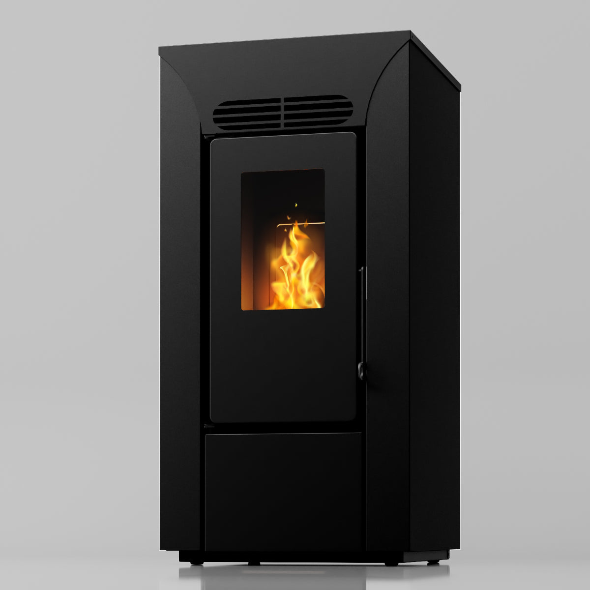Anja 8,9 kW – Classe A+ | Stufa a Pellet Compatta e Canalizzabile | Colore Nero — foto 4
