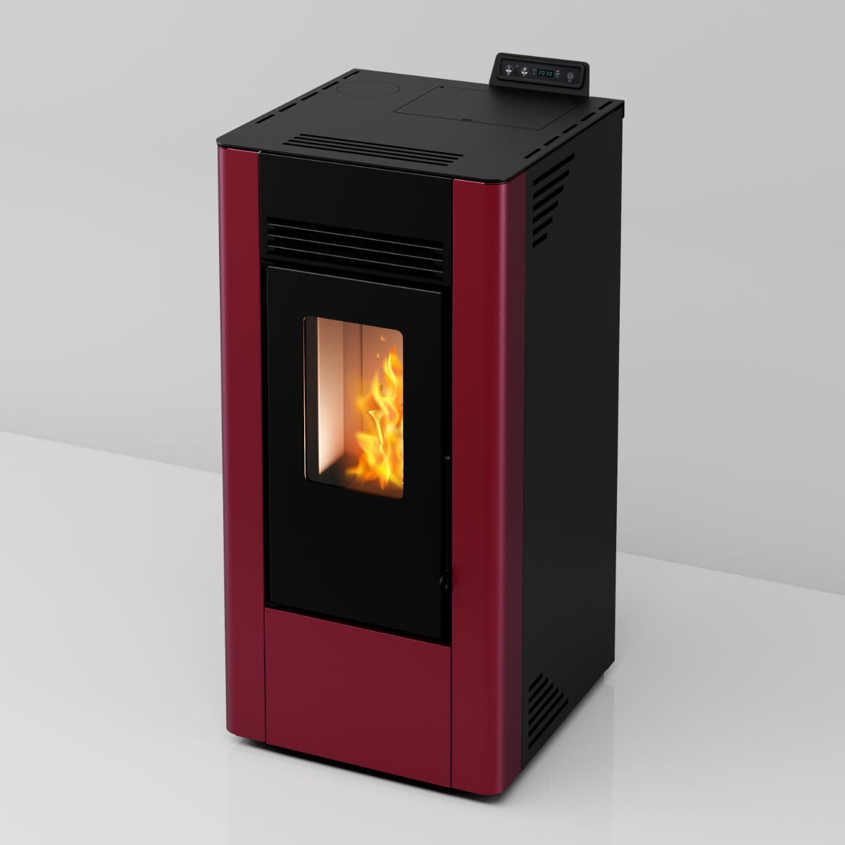 Mira 8,7 kW - 5 Stelle | Stufa a Pellet con sistema Ray Clean - Canalizzabile | Colore Bordeaux — foto 3