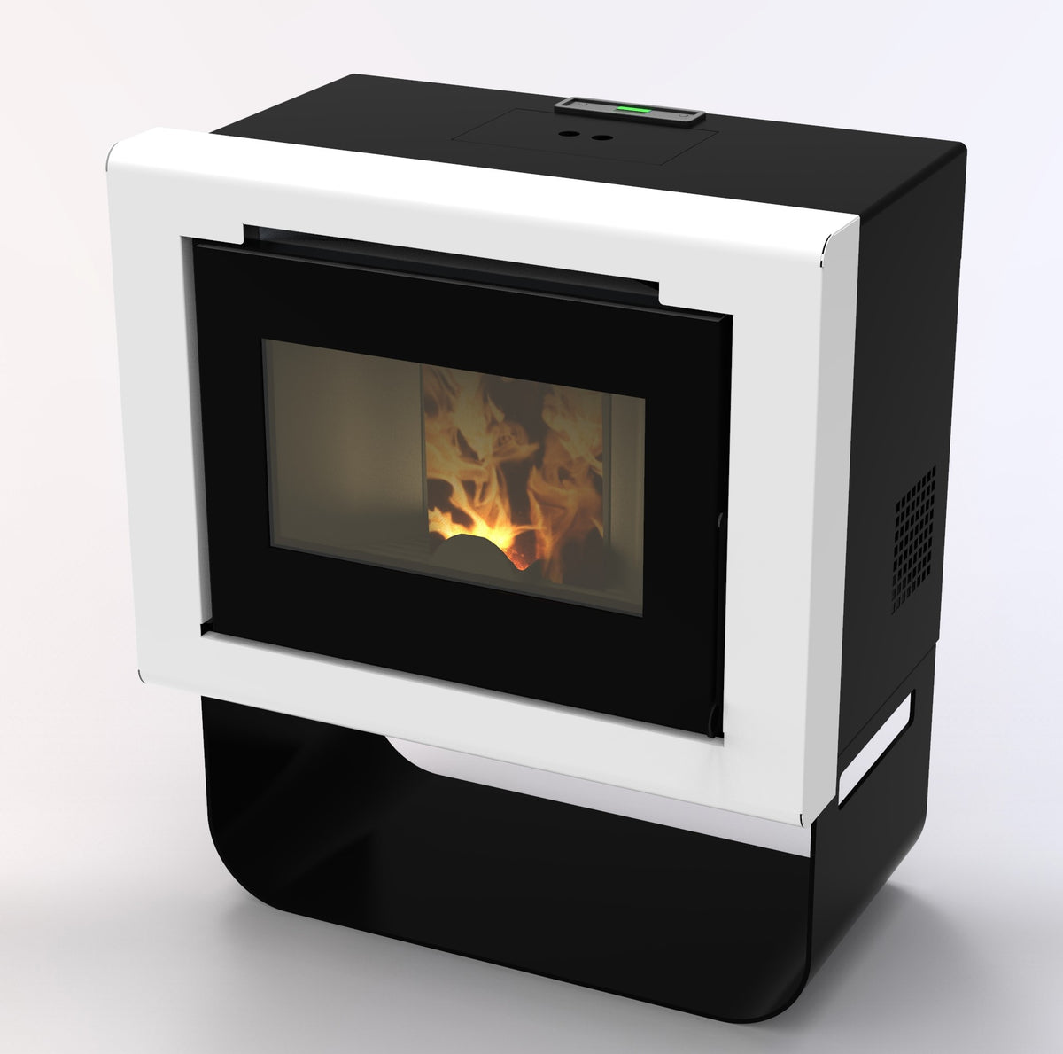 Vika 11 kW – 5 Stelle | Stufa a Pellet | Colore Bianco — foto 2